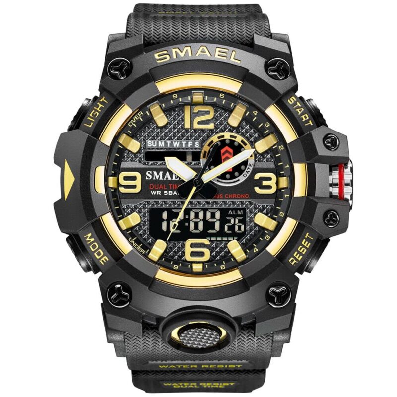 SMAEL 8035 Dual Movement Digital Analog Waterproof Men's Watch - Image 8