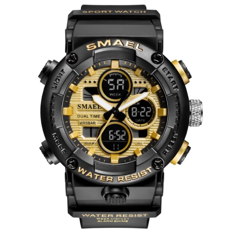 SMAEL 8038 Digital Analog Sport Military Water Resistant Watch for Men - Image 7