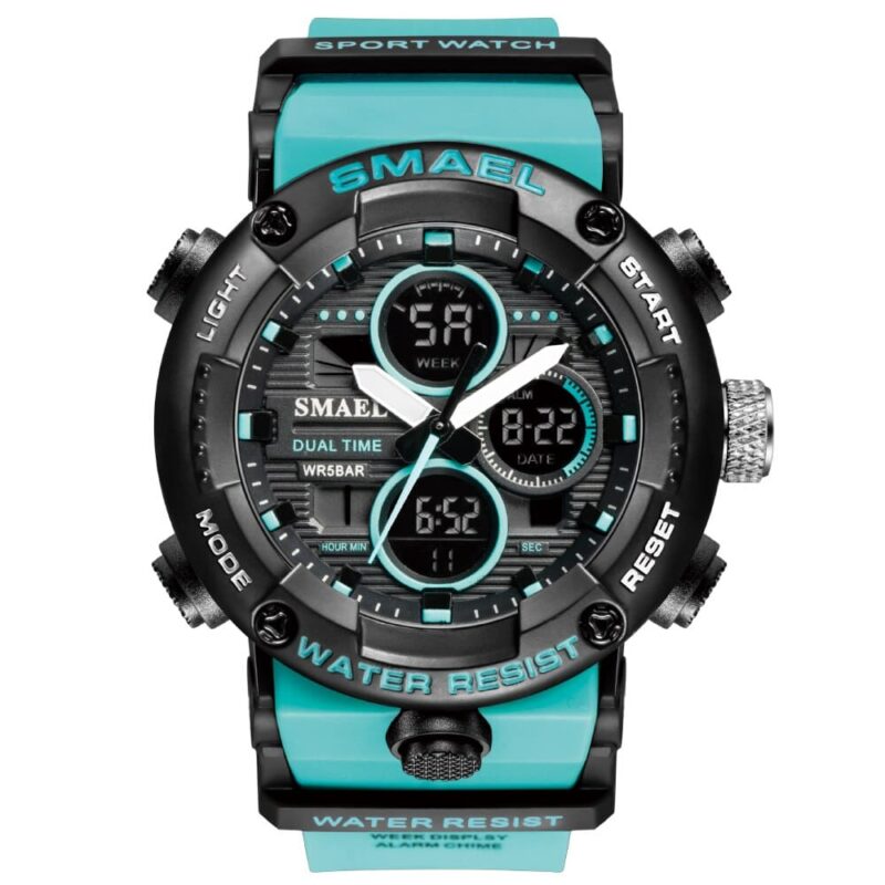 SMAEL 8038 Digital Analog Sport Military Water Resistant Watch for Men - Image 3