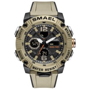 SMAEL 8039 Dual Time Analog Digital Waterproof Men's Watch